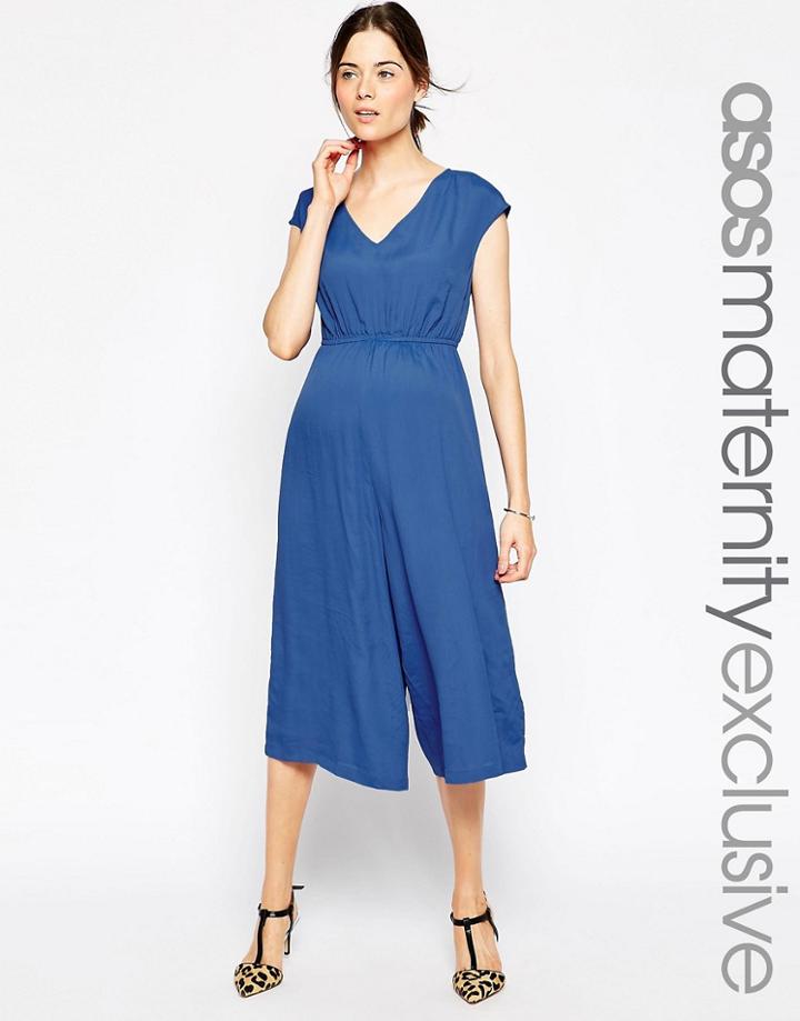 Asos Maternity Awkward Length Jumpsuit - Multi