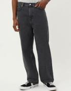 Weekday Galaxy Loose Fit Jeans In Washed Black