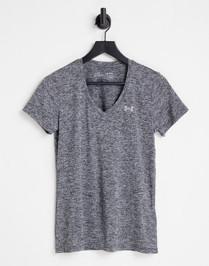 Under Armour Training Tech Twist T-shirt In Heather Gray