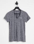 Under Armour Training Tech Twist T-shirt In Heather Gray