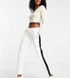Russell Athletic R Panel Sweatpants In White