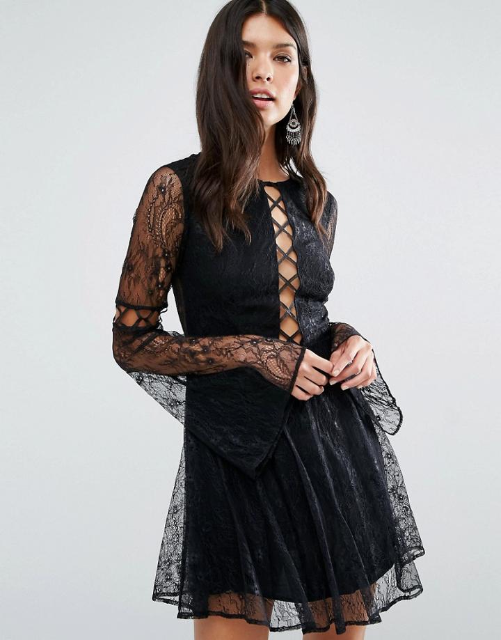 The Jetset Diaries Majestic Mini Dress - Black