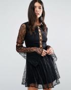 The Jetset Diaries Majestic Mini Dress - Black