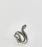 Kingsley Ryan Sterling Silver Snake Ring - Silver