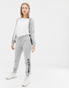 Armani Exchange Jogger With Crossed Out Logo - Gray