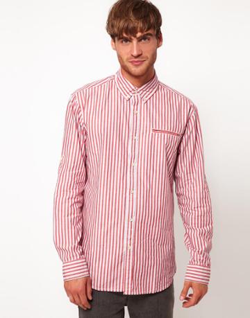 Selected River Stripe Long Sleeve Shirt