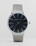 Christian Lars Black Bracelet Watch With Round Black Dial - Black