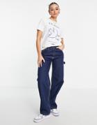 Asos Design Relaxed T-shirt Picasso Graphic Print In White