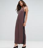 Adpt Tall Tape Relaxed Jumpsuit - Brown