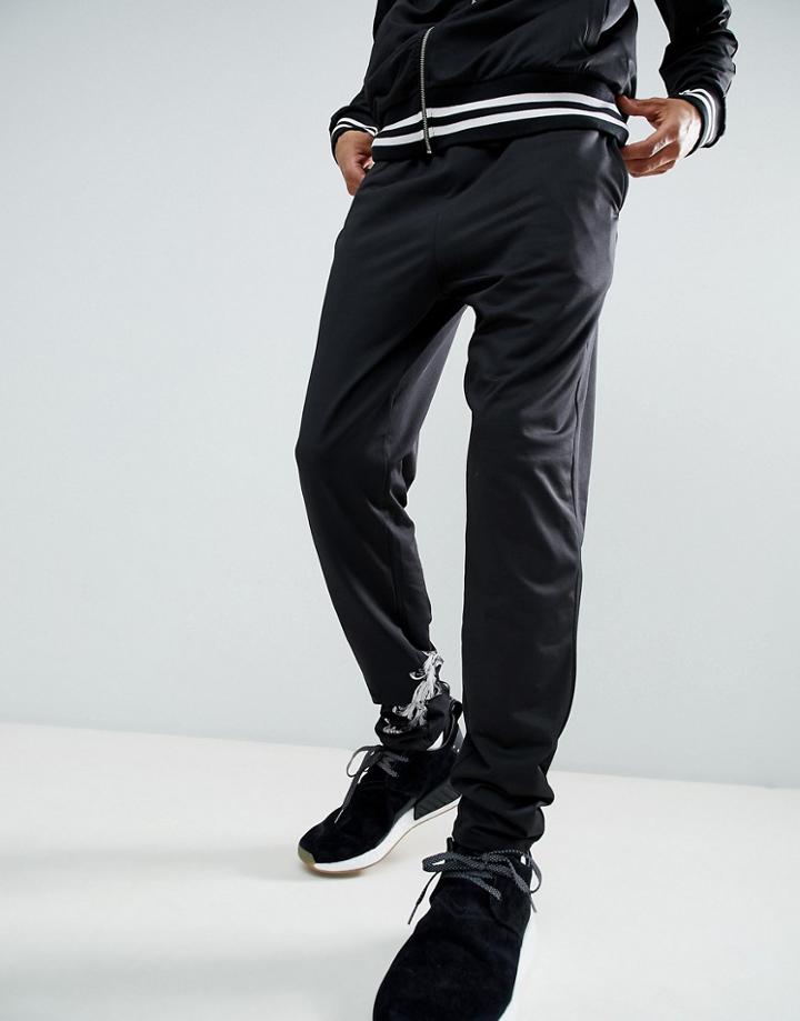 Criminal Damage Joggers In Black Baroque Print - Black