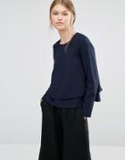 Vero Moda Long Sleeve Top - Blue