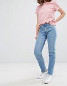 Weekday Way High Waist Slim Leg Jeans - Blue