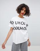 Hugo Multi Logo T-shirt - White