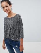 Jdy Melon 3/4 Sleeve T-shirt - Black