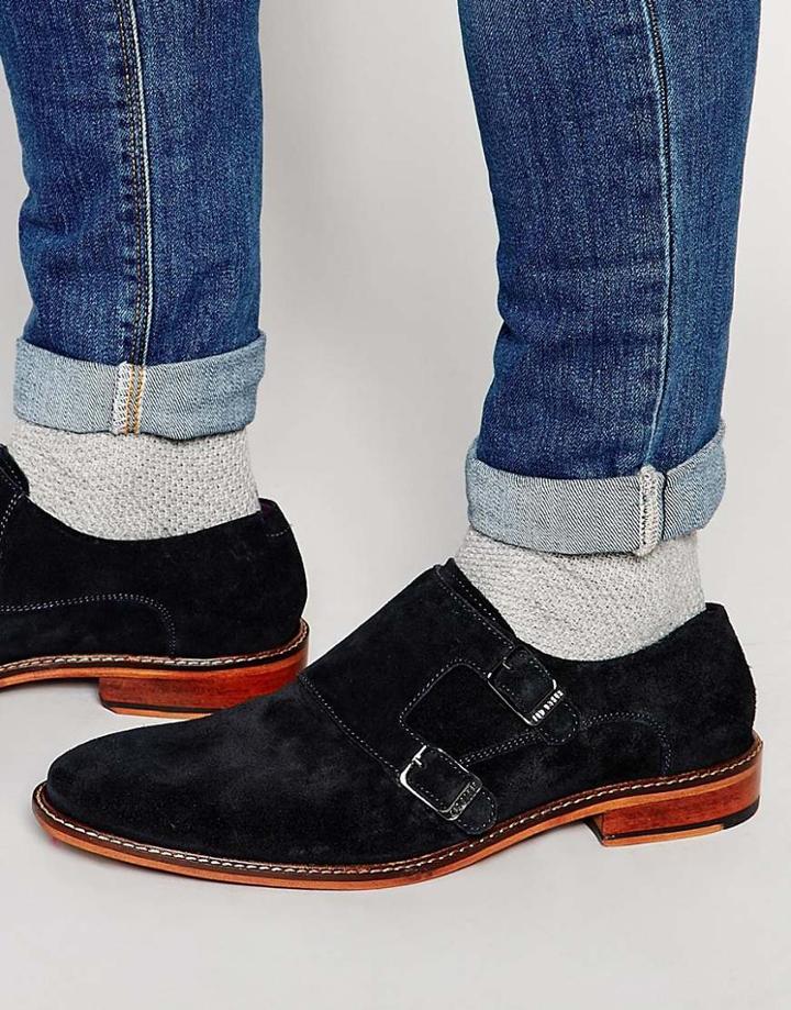 Ted Baker Kartor Monk Shoes - Blue