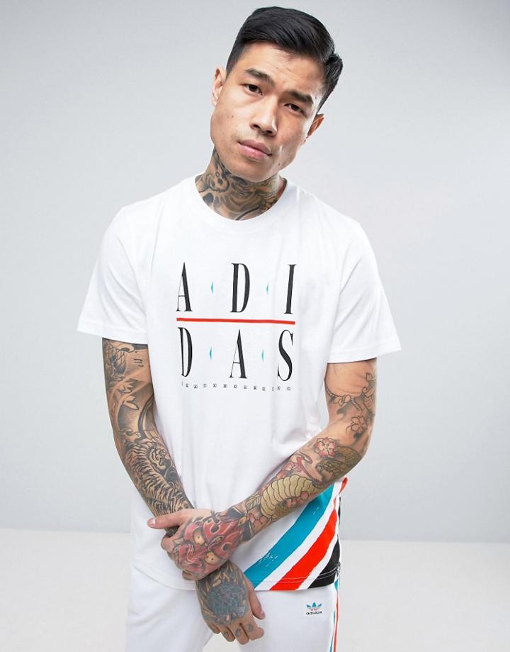 Adidas Skateboarding Logo T-shirt Bj8698 - White