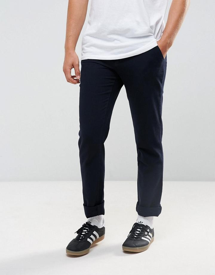Farah Hopsack Pants - Navy