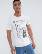 Jack & Jones Core Chest Print T-shirt - Gray
