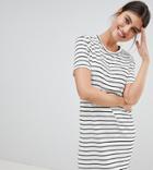 Prettylittlething Basic Stripe T-shirt Dress - Multi