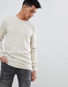 Threadbare Basic Soft Touch Crew Neck Sweater-stone