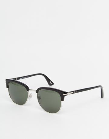 Persol Retro Sunglasses - Black