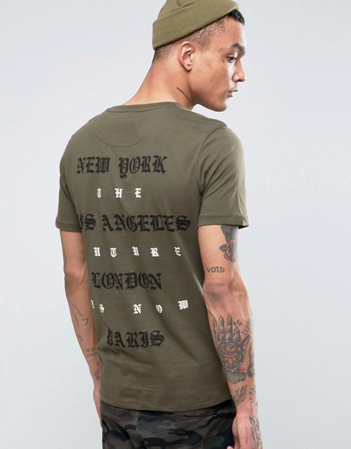 Criminal Damage Born T-shirt - Green