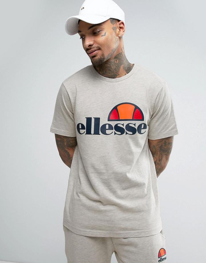 Ellesse Logo T-shirt - Stone