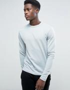 Bellfield Sweatshirt With Open Hem - Gray