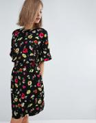 Warehouse Floral Shift Dress - Multi