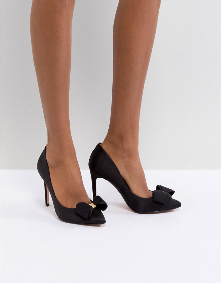 Ted Baker Azeline Heeled Bow Shoe-black