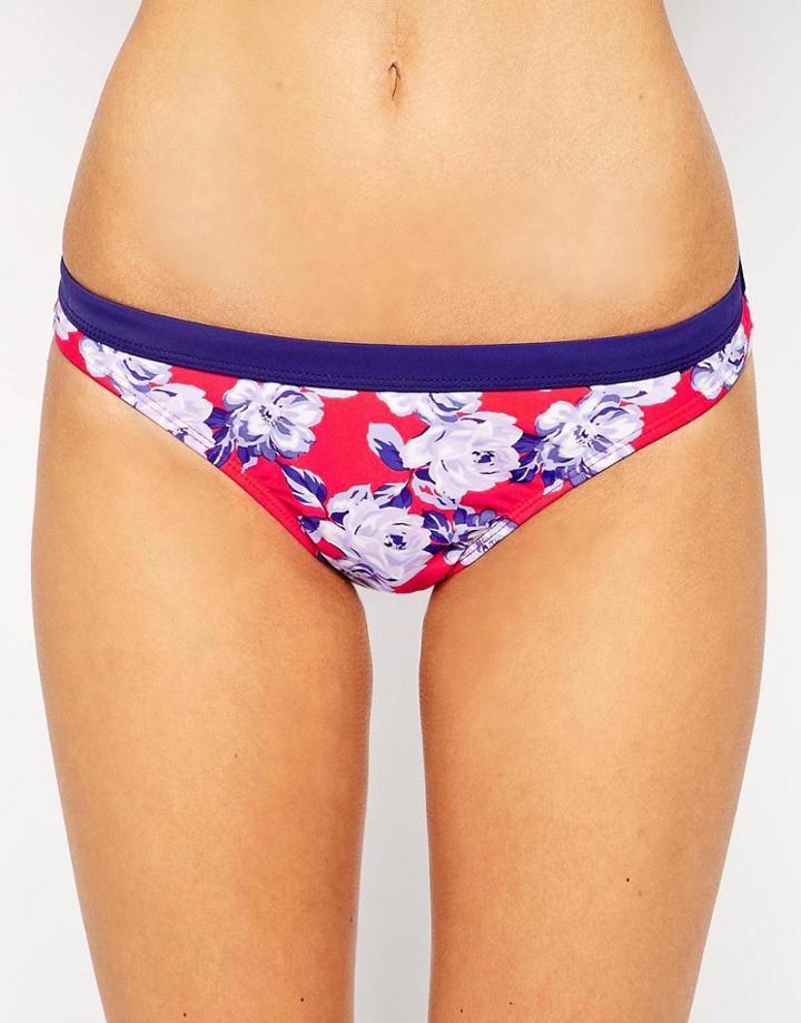 New Look Kelly Brook Floral Bikini Bottom - Multi