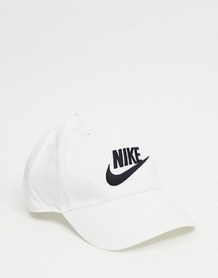 Nike H86 Futura Washed Cap In White