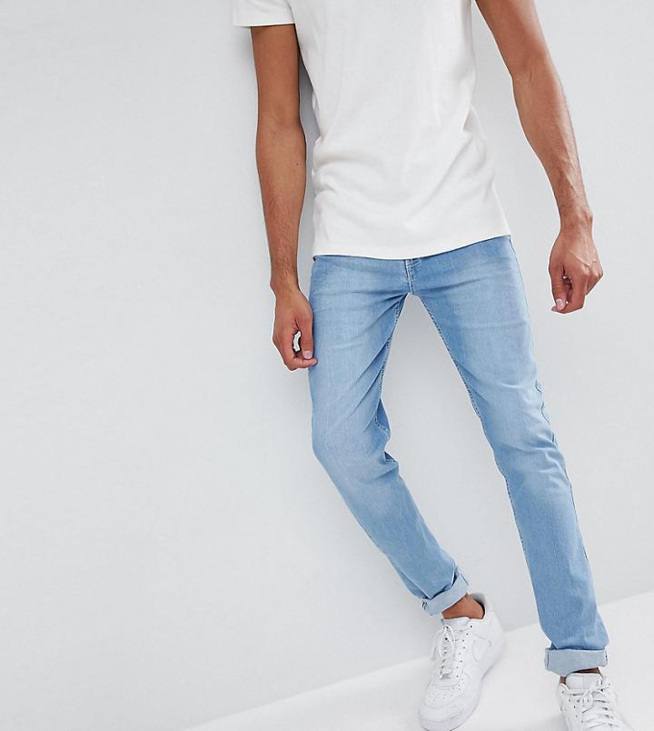 Loyalty And Faith Tall Beattie Skinny Fit Jean In Light Wash - Blue
