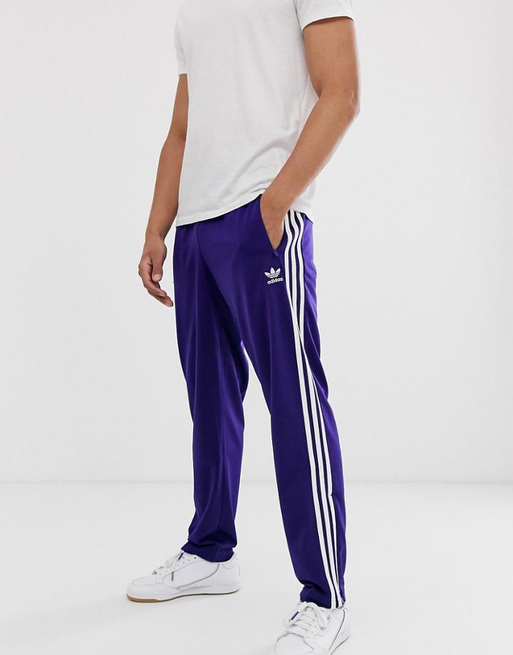 Adidas Originals Firebird Trackpants In Purple