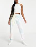 Pieces Sweatpants In Tie Dye Print - Part Of A Set-multi