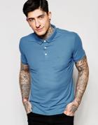 Lindbergh Polo Shirt In Blue In Slim Fit - Bright Bl