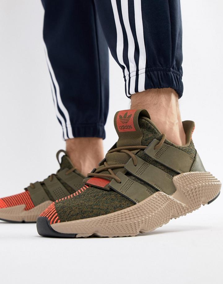 Adidas Originals Prophere Sneakers In Green Cq2127 - Green