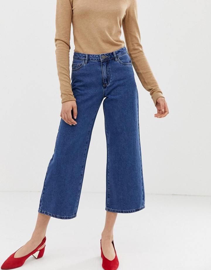 Only Sonny Wide Leg Jeans - Blue