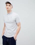Hackett Mr. Classic Logo Polo In Gray - Gray
