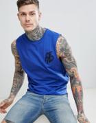 Dfnd Sleeveless T-shirt Tank - Blue