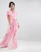 2ndday Ruffle Maxi Dress - Pink