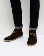 Ben Sherman Desert Boots In Brown - Brown