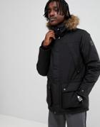 Element Fargo Coat In Black - Black
