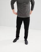 Allsaints Slim Fit Jeans With Stretch In Black - Black