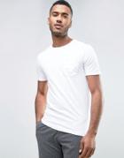 Jack & Jones Core T-shirt With Printed Pocket - White