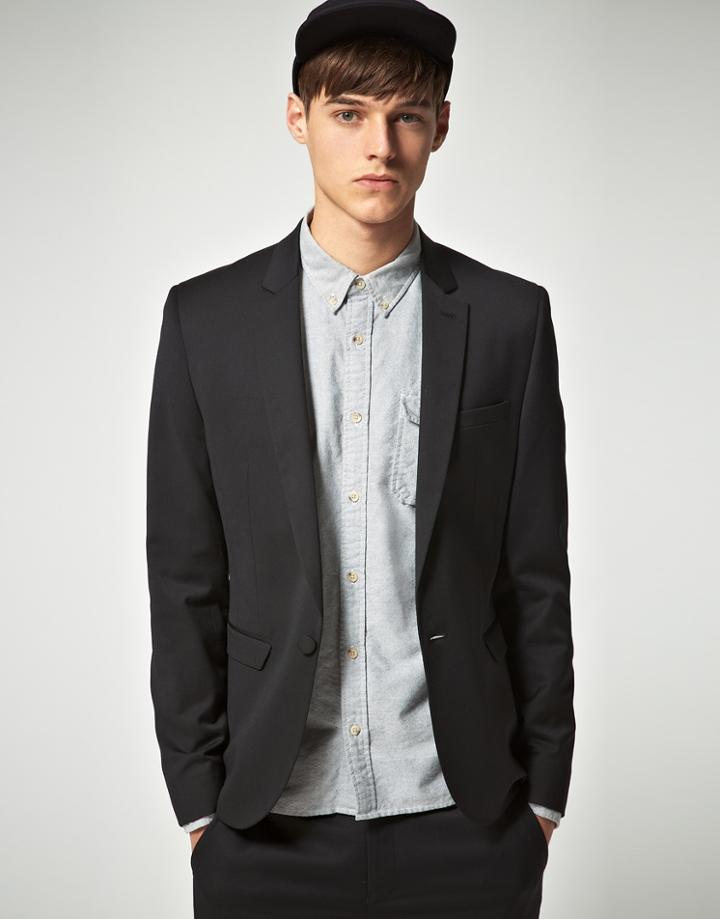 ASOS Skinny Fit Black Suit Jacket
