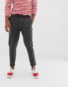 Asos Design Tapered Chinos In Washed Gray - Gray