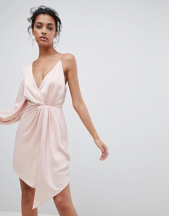 C/meo Collective Asymmetric Dress - Pink