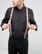 Asos Holidays Suspenders - Multi