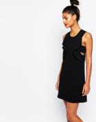 Sonia By Sonia Rykiel Ruffle Dress In Black - 001 Black